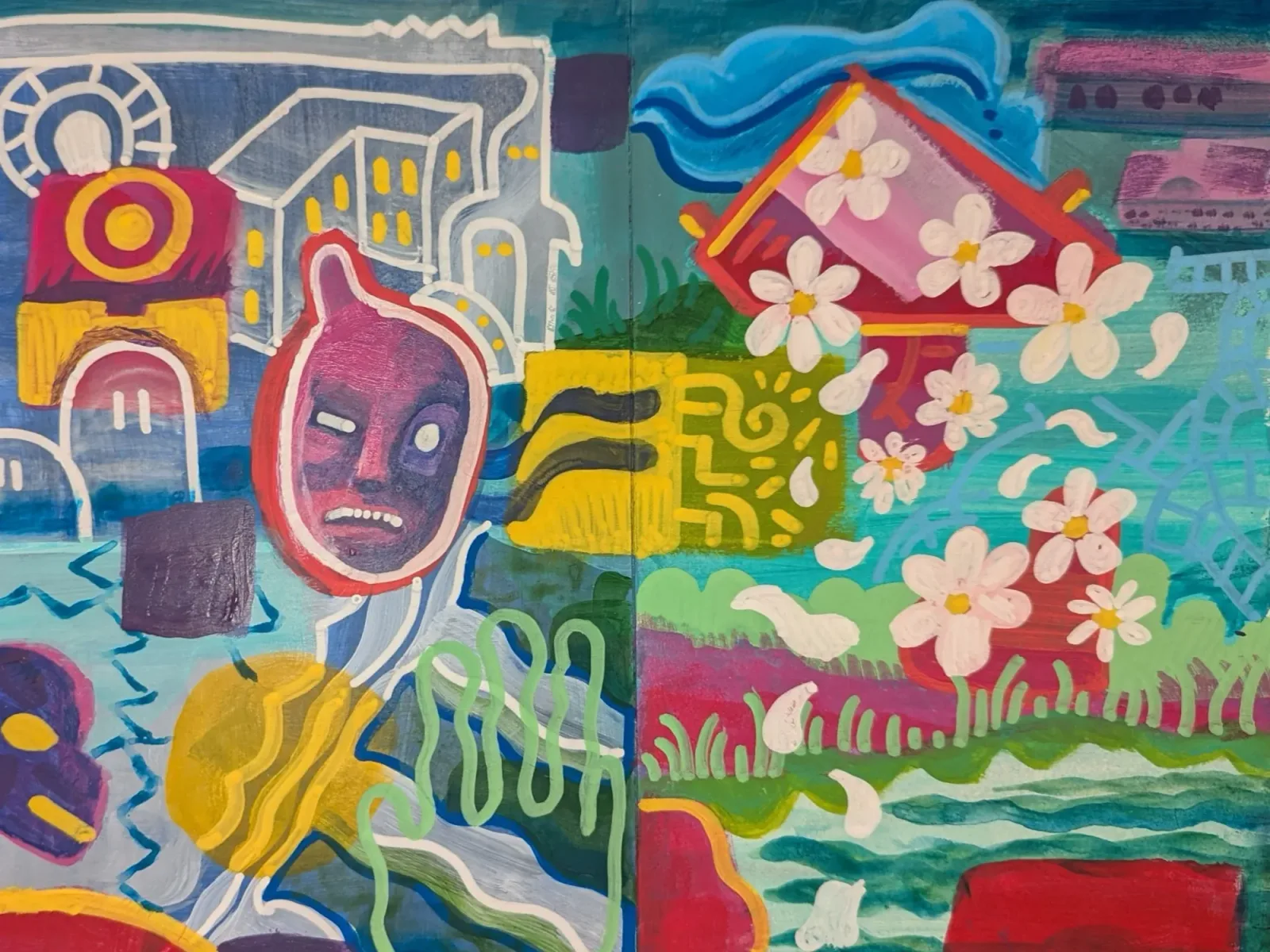 Mural: Faces & Flowers thumbnail